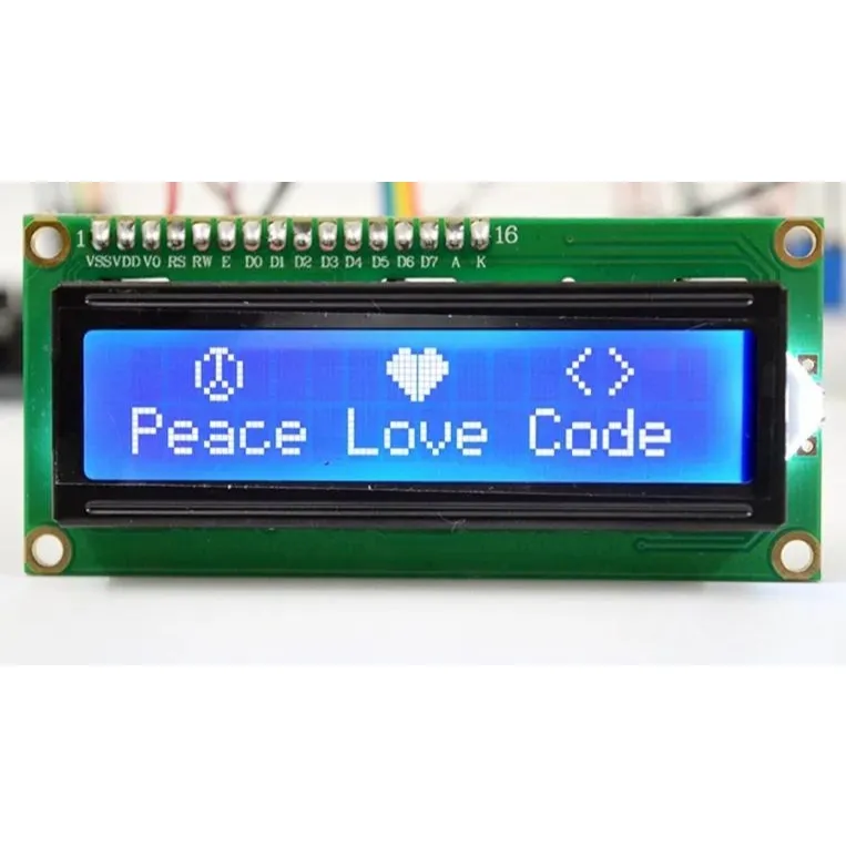 LCD 2*16 Without Header