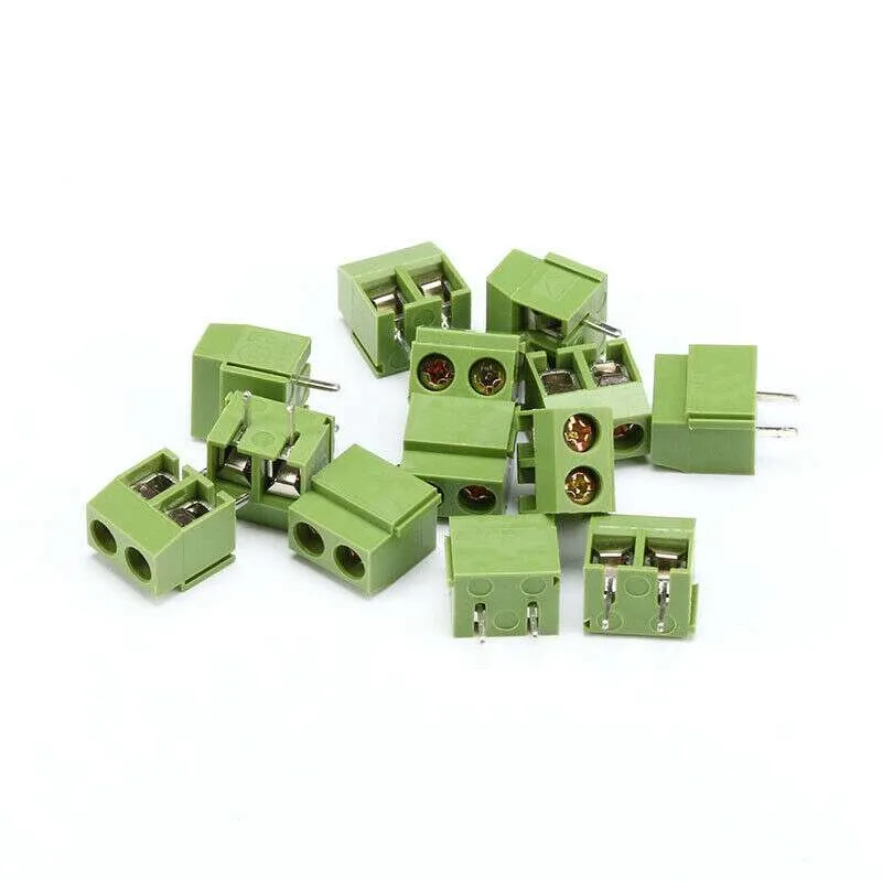 KF126-5.0-2P Green Terminal Block 300V 10A 2 Pin