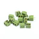 KF126-5.0-2P Green Terminal Block 300V 10A 2 Pin