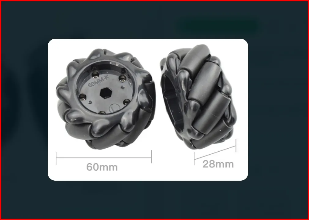 Omni Wheel 60mm Group L+R
