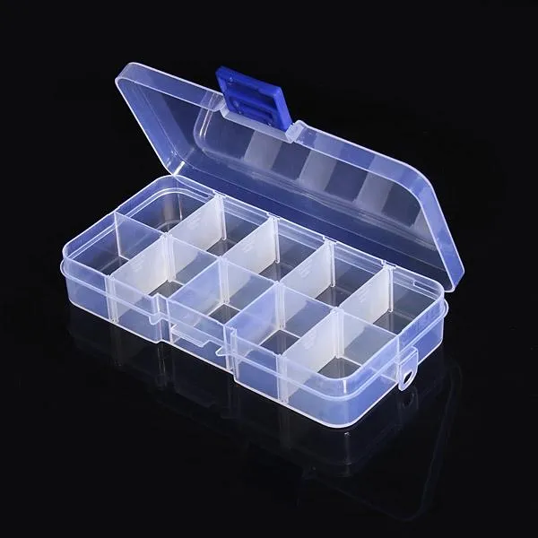 Plastic box 10 grid